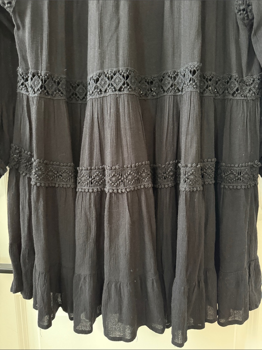 Free People Black Piece of Your Heart Dress - Picture 5 of 7